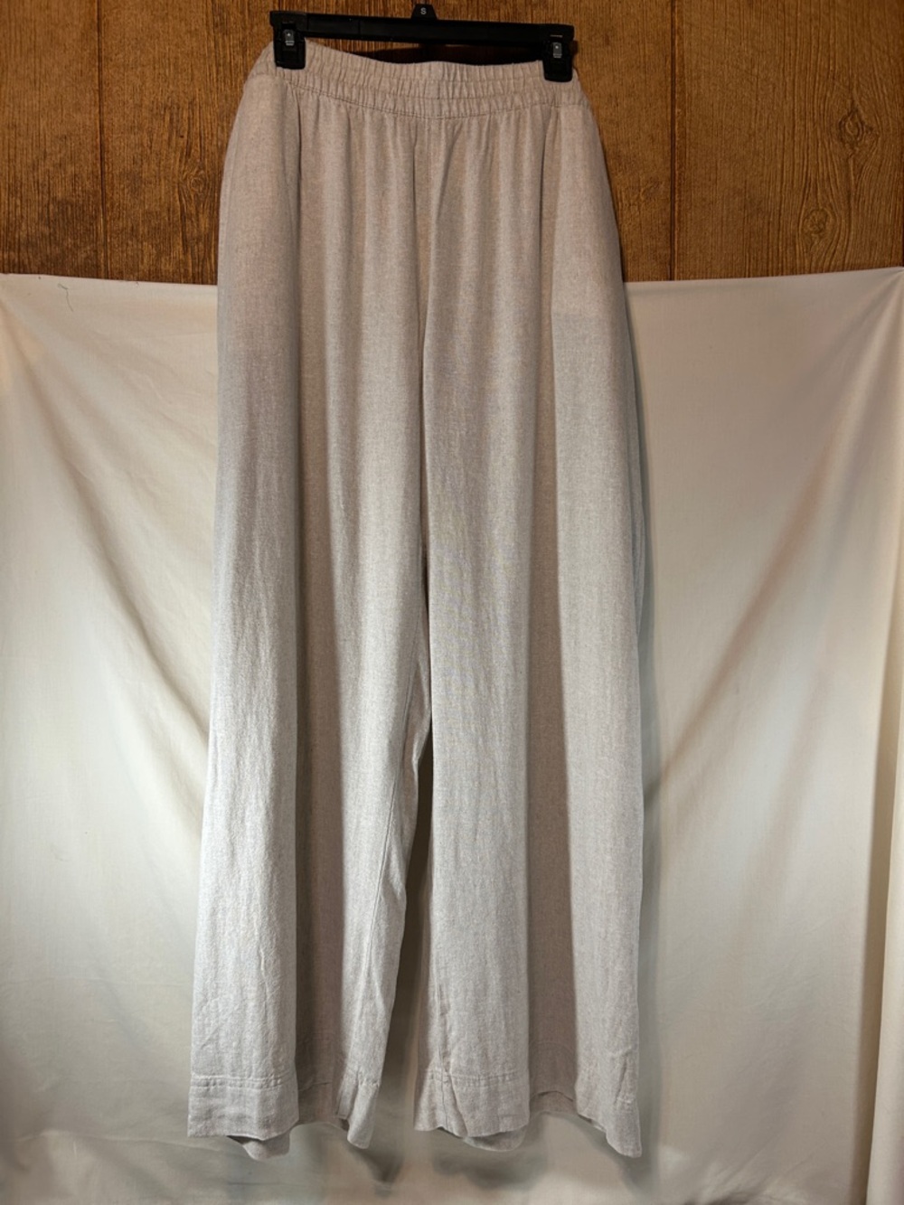 Old Navy Women’s Cream High-Rise Wide Leg  Pants